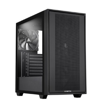 Компьютерный корпус Chieftec NIGHT HUNTER TG Black (GS-03B-BLK-OP)