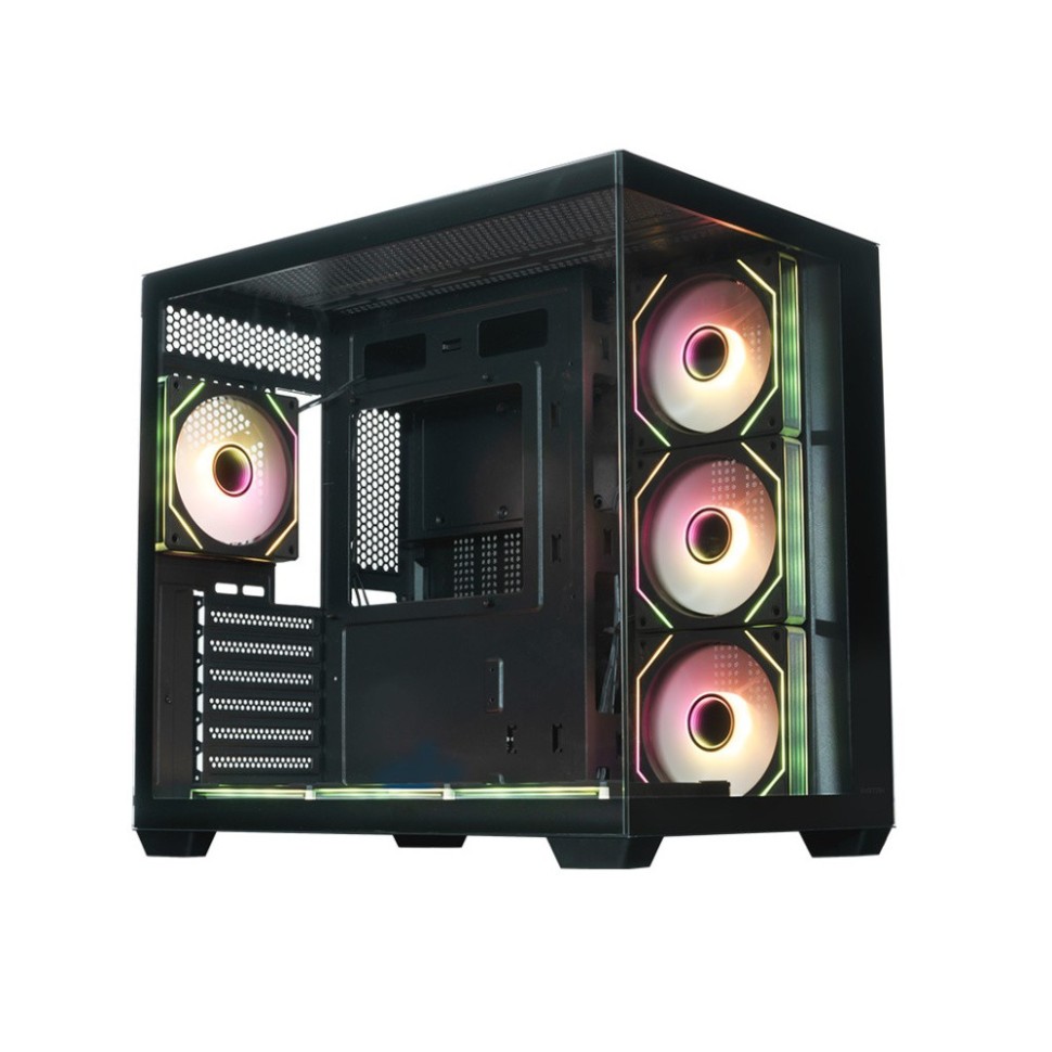 Компьютерный корпус XASTRA QW500 7ARGB-C10-UC Black (QW500-7FM12A-C10-UC)