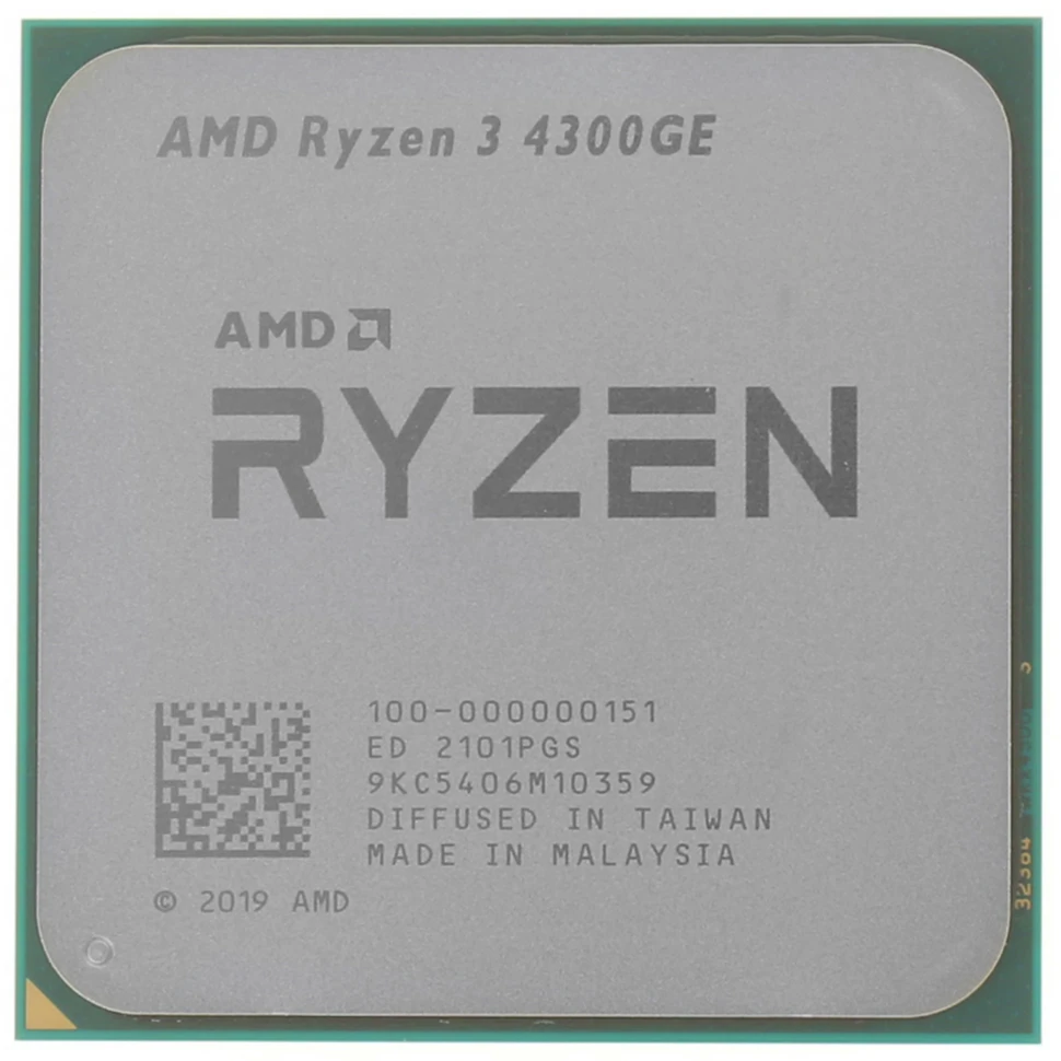 Процессор AMD Ryzen 3 4300GE OEM 100-000000151