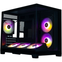 Компьютерный корпус XASTRA QW500M 6ARGB-FC-C6-UC Black (QW500M-1FA36A-1FA24A-1FC1)