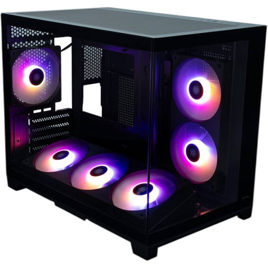 Компьютерный корпус XASTRA QW500M 6ARGB-FC-C6-UC Black (QW500M-1FA36A-1FA24A-1FC1)