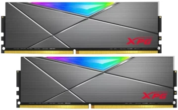 Оперативная память 16 Gb 3600 MHz ADATA XPG SPECTRIX D50 RGB Grey (AX4U36008G18I-DT50) RTL