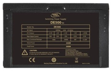 Блок питания Deepcool 500W DE500 V2