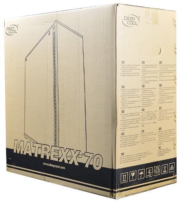 Компьютерный корпус Deepcool MATREXX 70 Black DP-ATX-MATREXX70-BKG0P