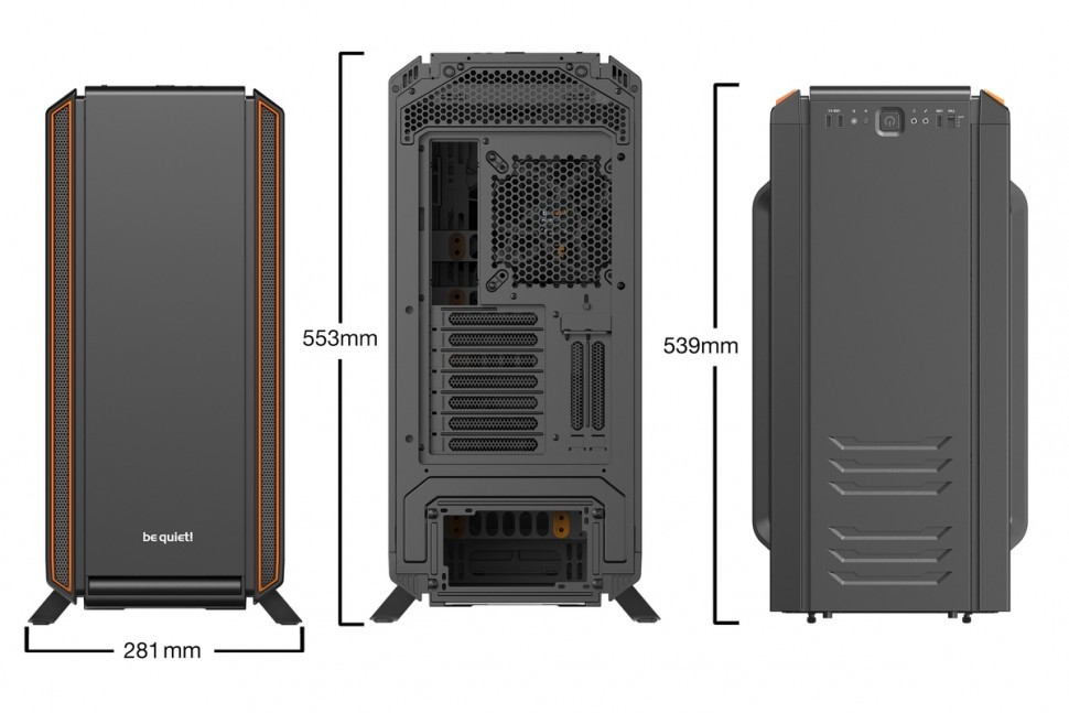Компьютерный корпус Be Quiet! SILENT BASE 801 Orange BG028