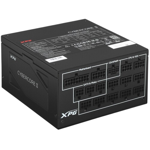 Блок питания ADATA XPG 1300W CYBERCORE II (CYBERCOREII1300P-BKCEU) 16 Pin (PCIe 5.0 Connector Cable Details)