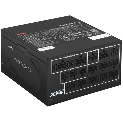 Блок питания ADATA XPG 1300W CYBERCORE II (CYBERCOREII1300P-BKCEU) 16 Pin (PCIe 5.0 Connector Cable Details)