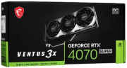 Видеокарта MSI (RTX 4070 SUPER 12G VENTUS 3X OC) GeForce RTX 4070 SUPER 12GB VENTUS 3X OC