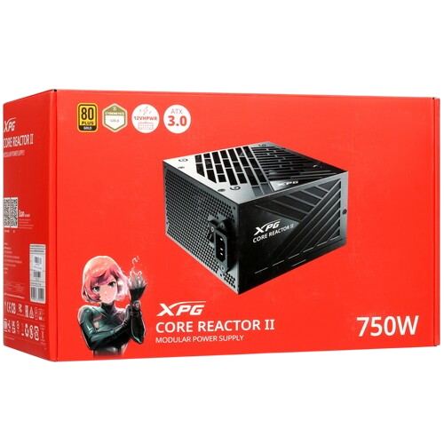 Блок питания ADATA XPG 750W CORE REACTOR II 750 (COREREACTORII750G-BKCEU) (PCIe 5.0 Connector Cable Details)