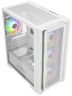 Компьютерный корпус Powercase ALISIO Micro X4W V2 TG ARGB White (CAMCXW-A4)