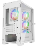 Компьютерный корпус Powercase ALISIO Micro X4W V2 TG ARGB White (CAMCXW-A4)