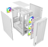 Компьютерный корпус Powercase ALISIO Micro X4W V2 TG ARGB White (CAMCXW-A4)