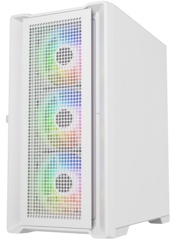 Компьютерный корпус Powercase ALISIO Micro X4W V2 TG ARGB White (CAMCXW-A4)