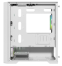 Компьютерный корпус Powercase ALISIO Micro X4W V2 TG ARGB White (CAMCXW-A4)