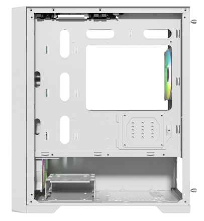 Компьютерный корпус Powercase ALISIO Micro X4W V2 TG ARGB White (CAMCXW-A4)