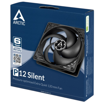 Вентилятор для корпуса Arctic Cooling P12 Silent (black/black) ACFAN00130A