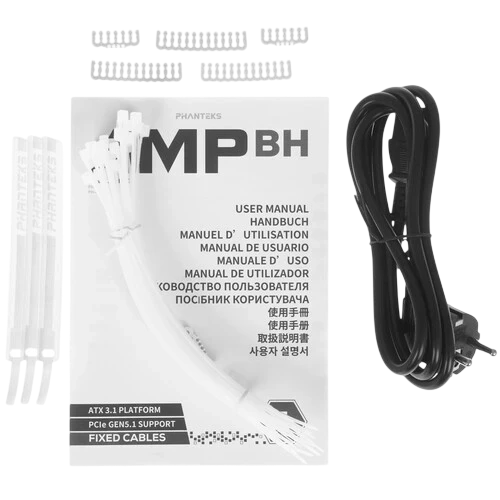 Блок питания PHANTEKS 750W AMP BH White (PH-P750B_WT01) 16 Pin (PCIe 5.0 Connector Cable Details)