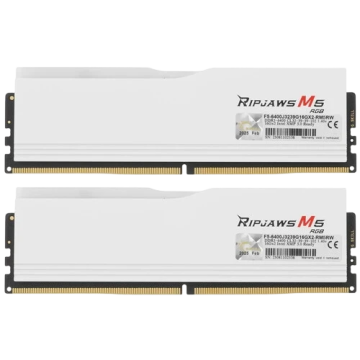 Оперативная память 32 Gb 6400 MHz G.Skill RIPJAWS M5 RGB White (F5-6400J3239G16GX2-RM5RW)