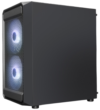 Компьютерный корпус XASTRA A303M 3ARGB Black (A303M-2FC14A-1FC12A-D)