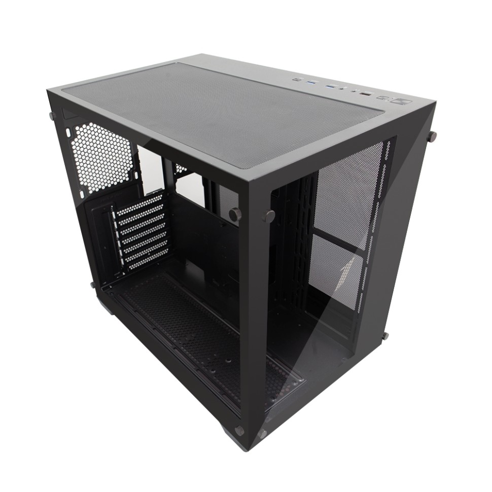 Компьютерный корпус 1STPLAYER MEGAVIEW MV7 Black (MV7-BK)