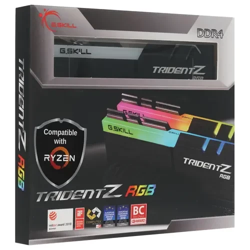Оперативная память 32 Gb 3200 MHz G.Skill TRIDENT Z RGB (F4-3200C16D-32GTZRX)