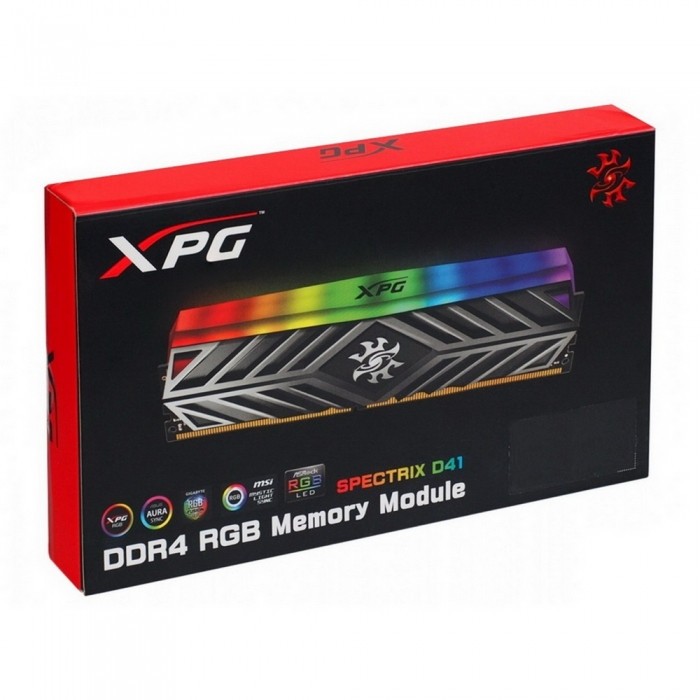 Оперативная память 32 Gb 3600 MHz ADATA XPG SPECTRIX D41 RGB Grey (AX4U360016G18A-DT41)