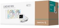 Система жидкостного охлаждения для процессора Deepcool LM240 WH ARGB White