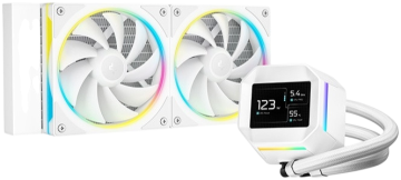 Система жидкостного охлаждения для процессора Deepcool LM240 WH ARGB White