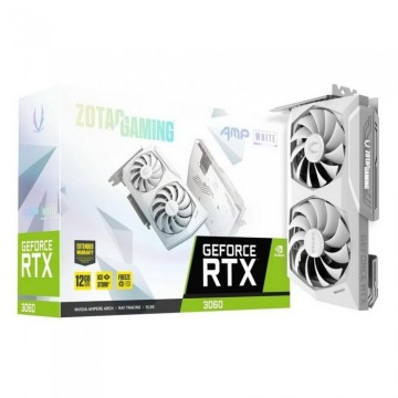 Видеокарта ZOTAC (ZT-A30600F-10P) GeForce RTX 3060 12GB AMP White Edition