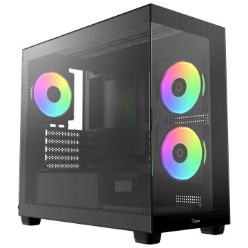 Компьютерный корпус Ocypus Gamma C52 BK TG ARGB Black (Gamma-C52-B-KD300XX-GL)