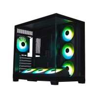 Компьютерный корпус XASTRA QW500 7ARGB-FC-C6-UC Black (QW500-2FA36A-1FC12-C6-UC)