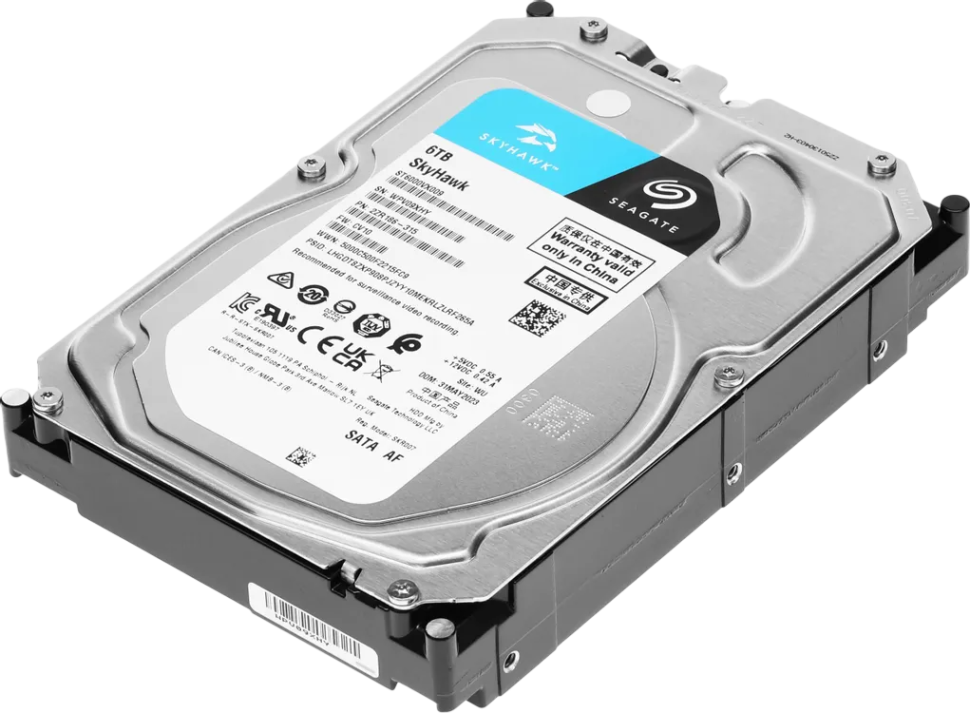 Жесткий диск Seagate 6000 Gb SKYHAWK (ST6000VX009)