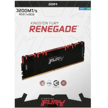 Оперативная память 8 Gb 3200 MHz Kingston FURY Renegade RGB (KF432C16RBA/8)