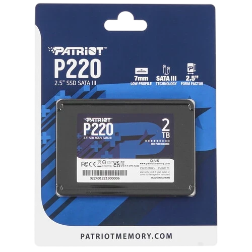 Твердотельный накопитель Patriot 2000 Gb (P220S2TB25)