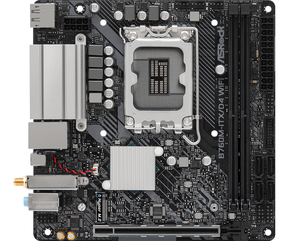 Материнская плата ASRock B760M-ITX/D4 WIFI