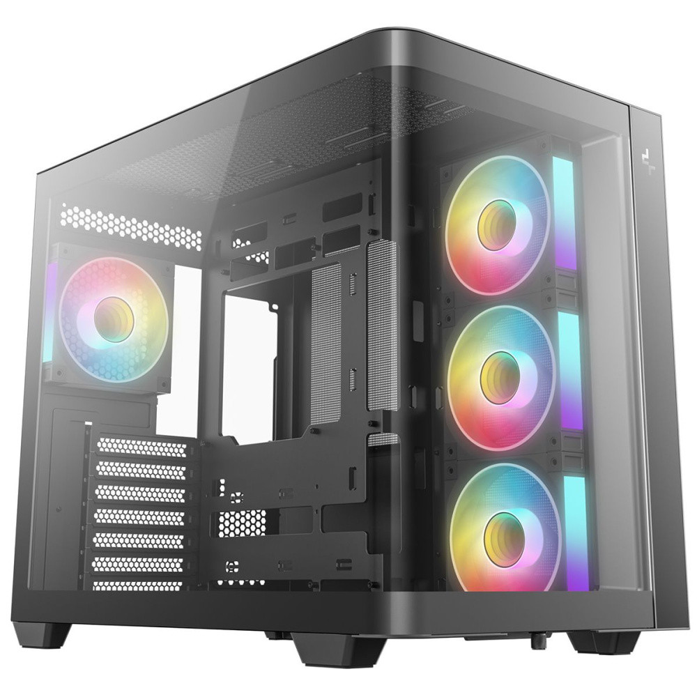 Компьютерный корпус Deepcool CG530U 4F TG Black (R-CG530U-BKAGA4-G)