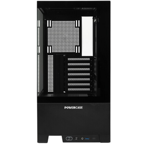 Компьютерный корпус Powercase VISION Black V2 TG Black (CVBAV2-L0)