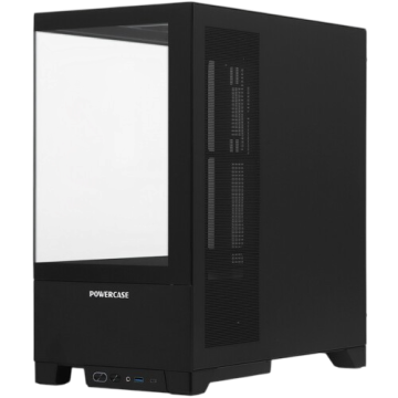 Компьютерный корпус Powercase VISION Black V2 TG Black (CVBAV2-L0)