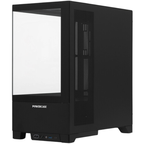 Компьютерный корпус Powercase VISION Black V2 TG Black (CVBAV2-L0)
