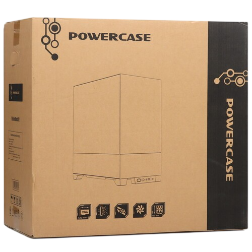 Компьютерный корпус Powercase VISION Black V2 TG Black (CVBAV2-L0)