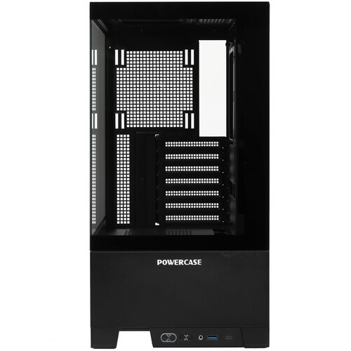 Компьютерный корпус Powercase VISION Black V2 TG Black (CVBAV2-L0)
