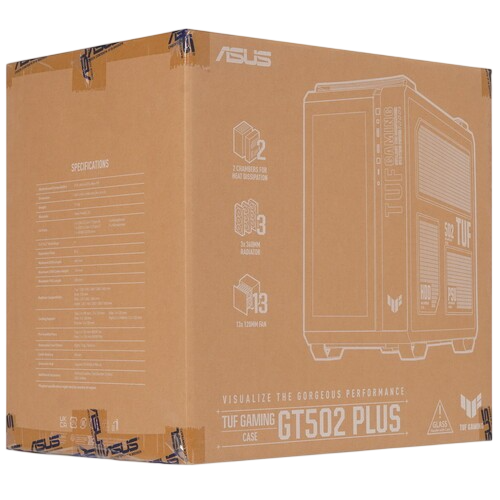 Компьютерный корпус ASUS TUF GAMING GT502 PLUS TG ARGB White (90DC0093-B19000)