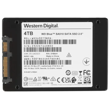 Твердотельный накопитель Western Digital 4000 Gb Blue (WDS400T3B0A)