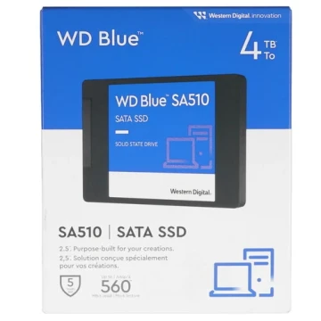 Твердотельный накопитель Western Digital 4000 Gb Blue (WDS400T3B0A)