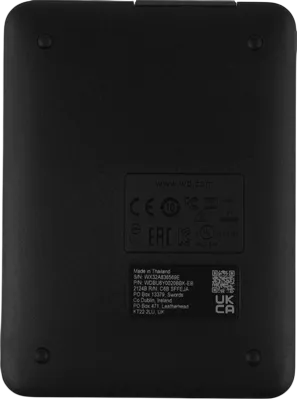 Внешний HDD 2000 Gb Western Digital ELEMENTS Black (WDBU6Y0020BBK-WESN)