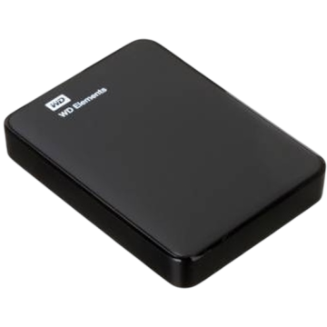 Внешний HDD 2000 Gb Western Digital ELEMENTS Black (WDBU6Y0020BBK-WESN)