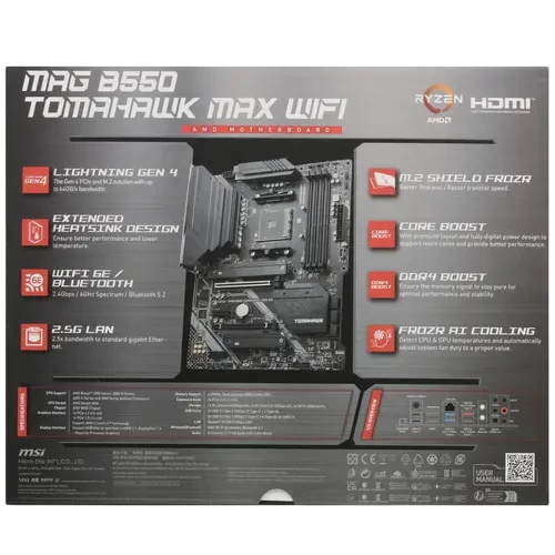 Материнская плата MSI MAG B550 TOMAHAWK MAX WIFI