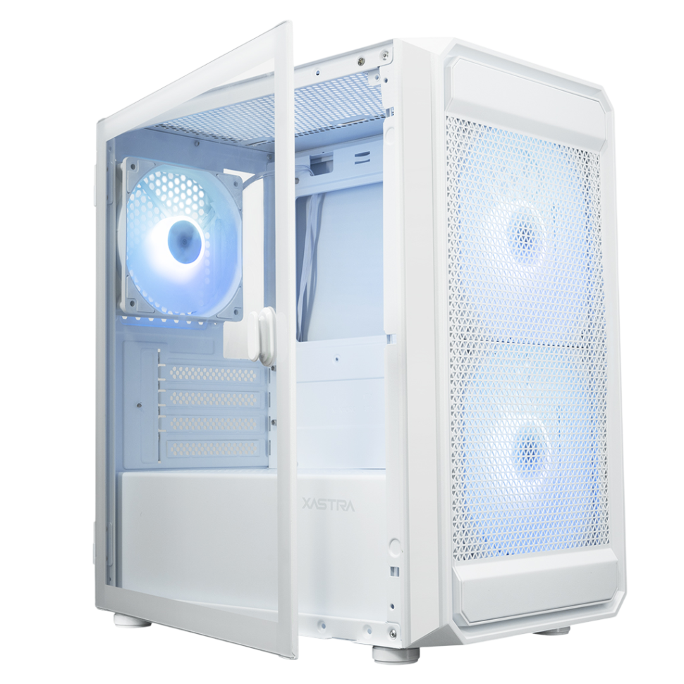 Компьютерный корпус XASTRA A303M 3ARGB White (A303M-2FC14A-1FC12A-D-WH)
