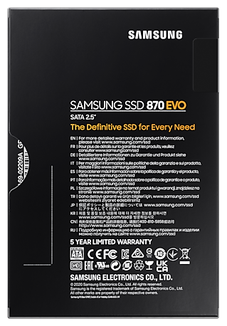 Твердотельный накопитель Samsung 4000 Gb 870 EVO MZ-77E4T0BW