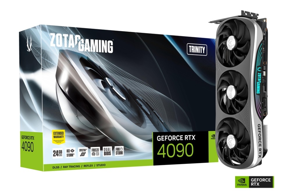 Видеокарта ZOTAC (ZT-D40900D-10P) GeForce RTX 4090 24GB TRINITY